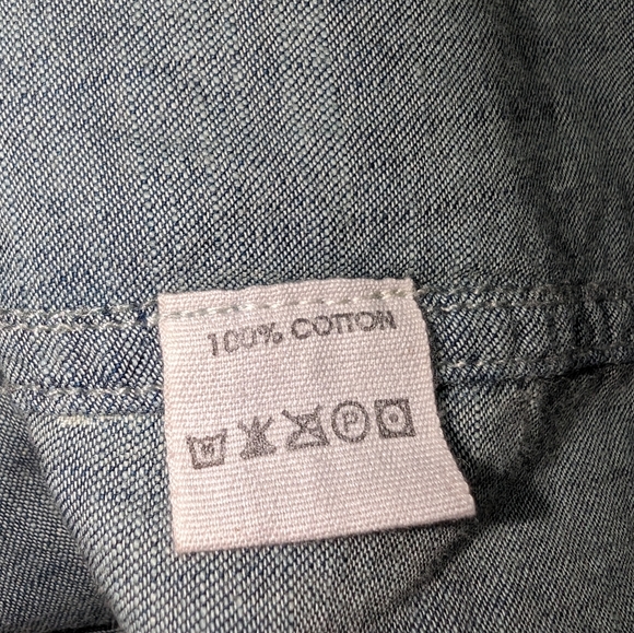 Magnolia Pearl Woodstock Sanforized Denim Patchwork Embroidered Women's OSFM - Picture 8 of 14